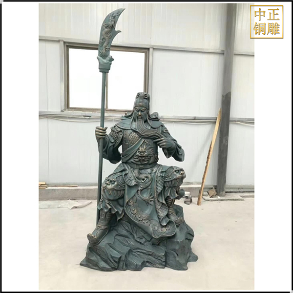 室外景觀(guān)關(guān)公雕塑